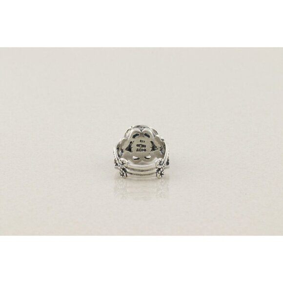 Sterling Silver Pearl Ring Size 7 Israel - Picture 6 of 6